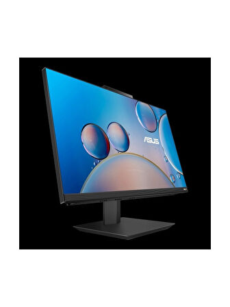 ASUS A5702WVARK-I58512B0D, Ultra 5-120U, 27" FHD Ekran, 8Gb DDR5 Ram, 512Gb SSD, Wi-Fi 6, Type-C, Paylaşımlı Ekran Kartı, Free Dos, All In One PC, (Black)