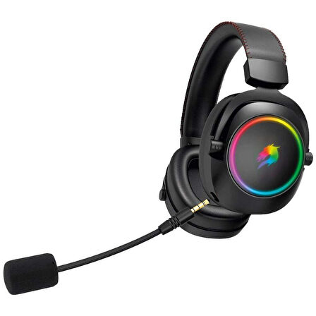  GB-WBH44  RGB Wireless 2.4G+BT Siyah Oyuncu Kulaklığı