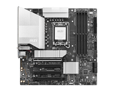 MB PRO B860M-A WIFI SOKET 1851 DDR5 8600MHZ(OC) 3xM.2 1x TB4 HDMI DISPLAY 5G LAN WIFI 7 mATX