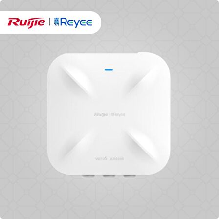 RUIJIE REYEE RG-RAP6260(H) AX6000 Wi-Fi 6 1x2.5GLAN 1xSFP 2.4G 4x4MIMO 5G 4x4MIMO 23dBm 2.4 GHZ & 5 GHZ POE ADAPTORSUZ O