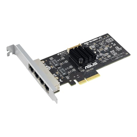Asus PEI-1G/I350-4T V2 4-Port Gigabit Ethernet Network Kartı 1 Gbps PCIe