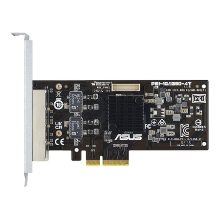 Asus PEI-1G/I350-4T V2 4-Port Gigabit Ethernet Network Kartı 1 Gbps PCIe