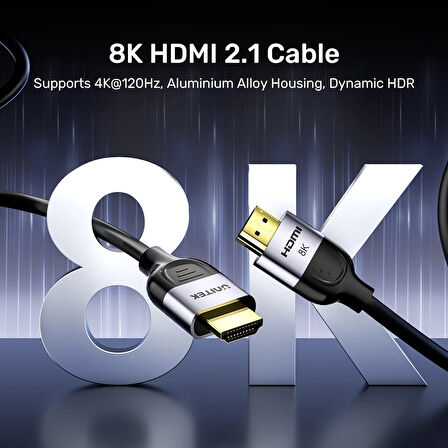 UNITEK HDMI2.1 KABLO 1.5MT 8K&60Hz (C11086GY01-1.5M)