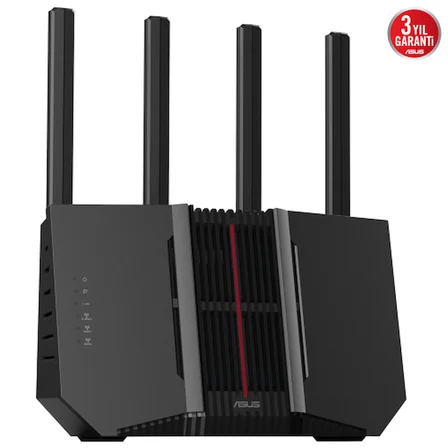 RT-BE92, BE9700, 4 Port, 9700Mbps, Tri Band, 6GHz WİFİ 7, AiMesh, Gigabit Extendable Router