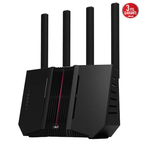 RT-BE92, BE9700, 4 Port, 9700Mbps, Tri Band, 6GHz WİFİ 7, AiMesh, Gigabit Extendable Router