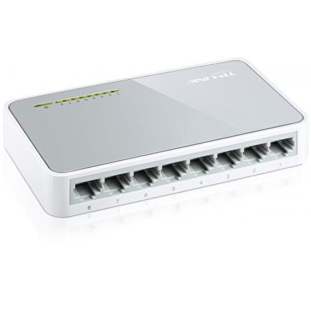 TP-LINK OMADA TL-SF1008D, 8 Port, Megabit, Yönetilemez, Masaüstü Switch