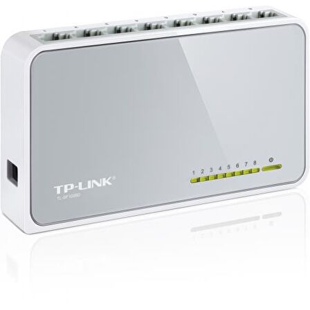 TP-LINK OMADA TL-SF1008D, 8 Port, Megabit, Yönetilemez, Masaüstü Switch