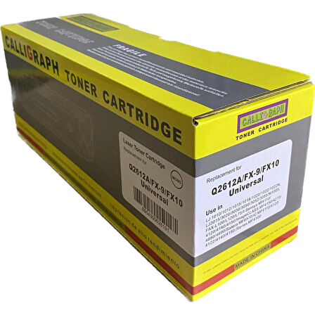 CALLIGRAPH H-Q2612A SİYAH TONER HP 1010,1018,1020,,1022,3010   2000 syf
