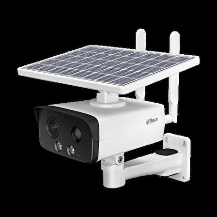 IPC-HFW2431DG-4G-SP-EAU-B 4Mpix,  3,6mm Sabit Lens, H265+, 50Mt Gece Görüşü, Dahili Mikrofon, IP67,  Solar(Güneş Enerjili) IP Kamera