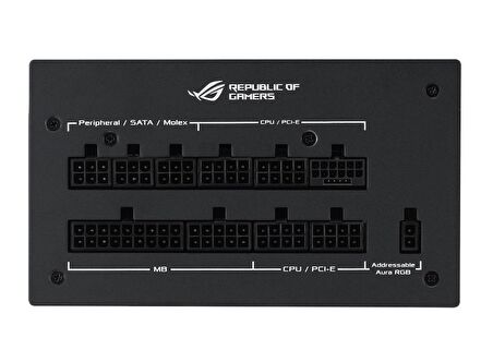 ASUS ROG STRIX 1200G AURA 80 PLUS GOLD 1000W MODÜLER ATX 3.0 UYUMLU PCI-E 5.0 10 YIL GARANTİ