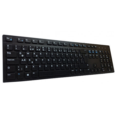  KB216-BK-TUR, Siyah, USB Kablolu, Türkçe Q, Multimedya KLAVYE