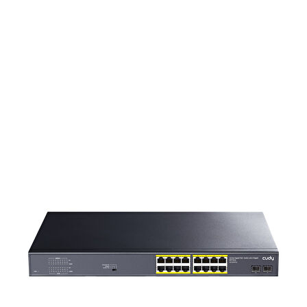 GS1020PS2 16 Port 10/100/1000Mbps 2*SFP VLAN&Extend 200W 19" Rock-Mount POE+ Ethernet Switch