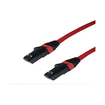  1MT UTP CAT6 PATCH CORD LSOH KIRMIZI 24 AWG