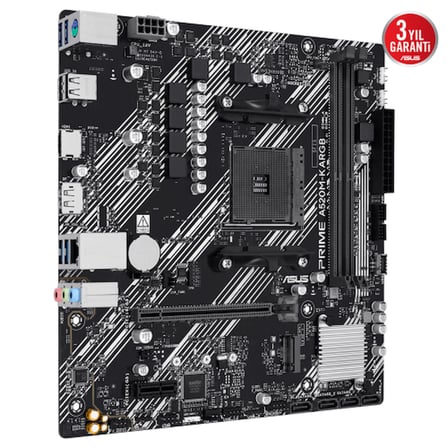 Asus Prime A520M-K ARGB Anakart AM4 DDR4 Micro ATX