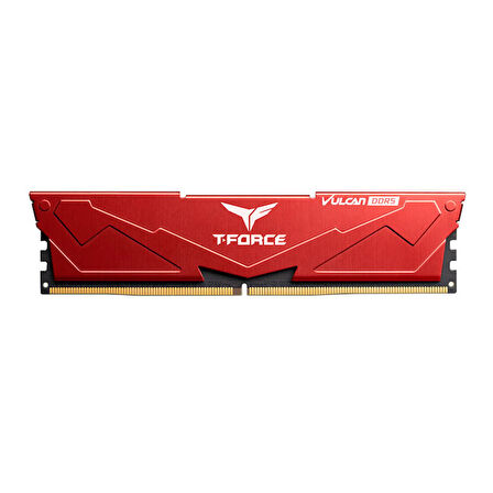  T-Force Vulcan Red 32GB(2x16GB) 6000Mhz DDR5 CL38 Gaming Ram (FLRD532G6000HC38ADC01)