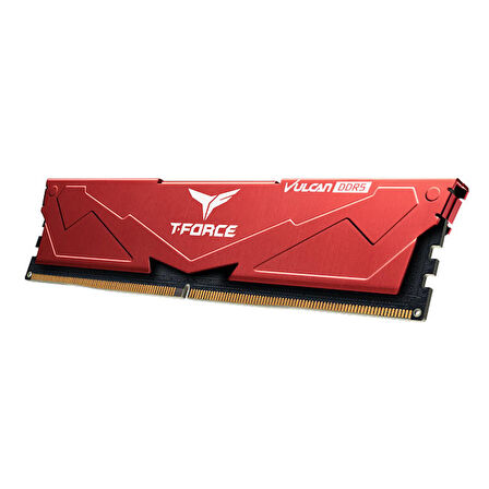  T-Force Vulcan Red 32GB(2x16GB) 6000Mhz DDR5 CL38 Gaming Ram (FLRD532G6000HC38ADC01)