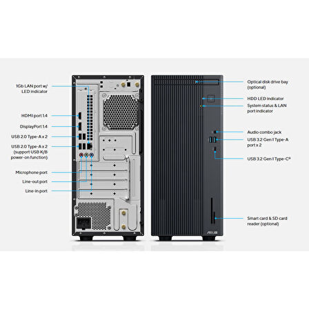 Gray Mini Tower, Intel® Core™ i7-13620H Processor 2.4 GHz (24MB Cache, up to 4.9 GHz, 10 cores, 16 Threads), 16GB DDR5 SO-DIMM, 512G