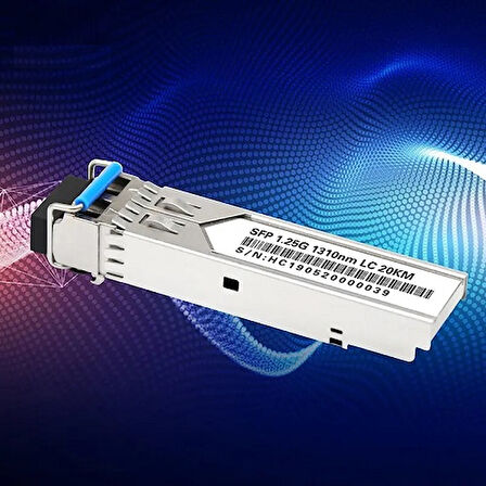 EZCOOL SM-D-0020 SFP SİNGLE MOD SC/LC FİBER GBIC MODÜL (20 KM)