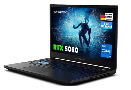 Erazer Deputy 15 P1 Intel Core i7-13620H 16GB 1TB SSD 8GB RTX 5060 15.6" Gaming Notebook