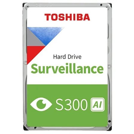 Toshiba S300 AI Harddisk 4 TB 7200 RPM 3.5 İnç NAS Depolama Güvenlik Kamerası Diski