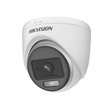 DS-2CE70DF0T-LPFS 2MP 2.8MM COLORVU DAHİLİ SES 20MT SMART HYBRID HD-TVI DOME KAMERA