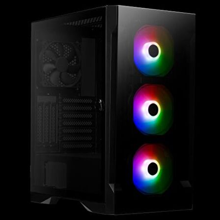 GAMDIAS TALOS E2 Elite, 600W, Tempered Glass, ARGB, ATX GAMING KASA