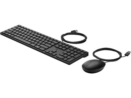 HP 320MK Kablolu Set Klavye & Mouse Siyah 9SR36AA