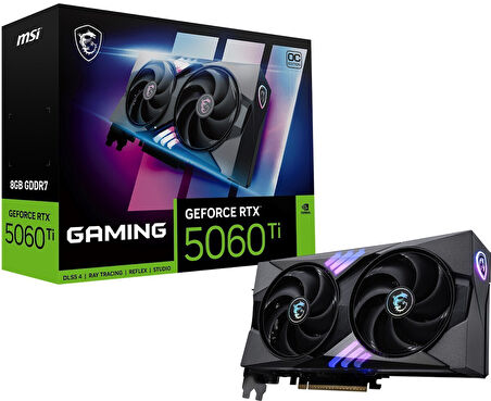  VGA GEFORCE RTX 5060 TI 8G GAMING OC RTX5060TI 16GB GDDR7 128B DX12 PCIE 5.0 X16 (3XDP 1XHDMI)