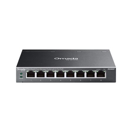 TP-Link Omada ES208GP 8 Port Gigabit PoE+ Easy Managed Switch