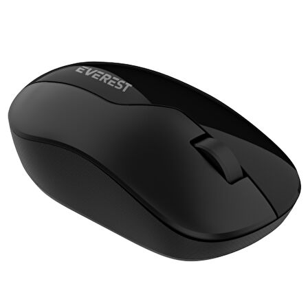 EVEREST SMW-973, Siyah, USB Nano 2,4G Kablosuz, 1200dpi, Optik, 4 Tuşlu, Mouse
