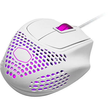 CM MasterMouse MM720 RGB Ultra Hafif 49gr Mat Beyaz Optik Profesyonel Oyuncu Faresi
