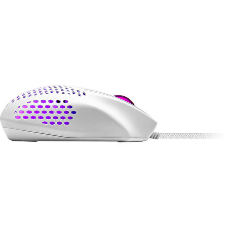CM MasterMouse MM720 RGB Ultra Hafif 49gr Mat Beyaz Optik Profesyonel Oyuncu Faresi