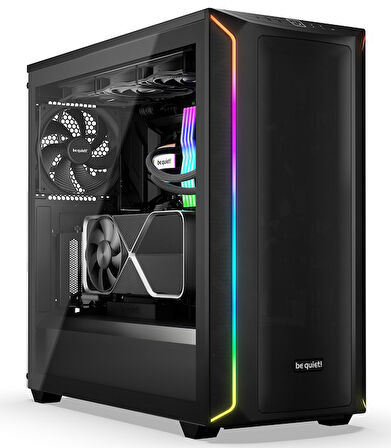 Be Quiet Shadow Base 800 DX BGW61 3 Fanlı Siyah E-ATX Oyuncu Kasası