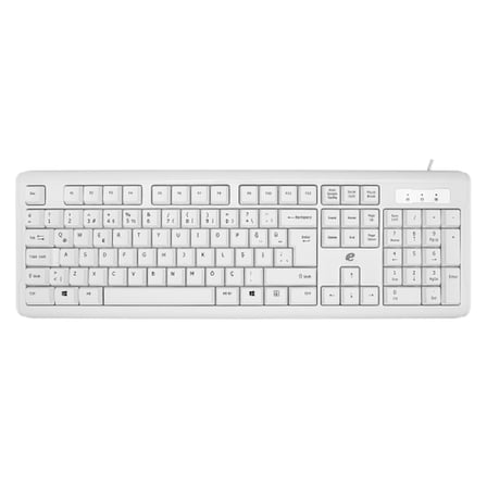 Acer Eak-9821 Klavye Beyaz USB Kablolu Türkçe Q Standart