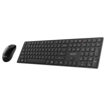 MSI Forge K210 W Klavye ve Fare Seti Siyah USB