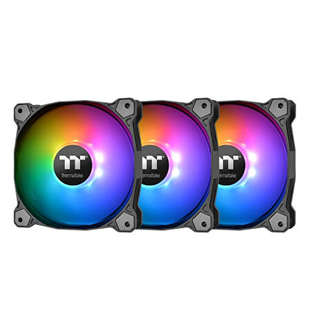  pure plus 12 adreslenebilir rgb ledli 3x120mm fan + kontrolcülü kasa fanı kiti