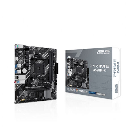 PRIME A520M-R, 2xDDR4, 1x M.2, HDMI, AM4 Soket Anakart