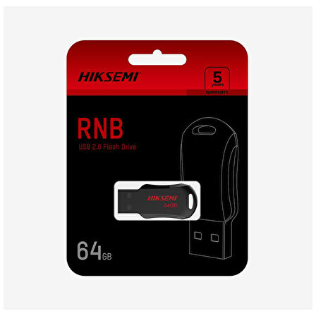  RNB, HS-USB-M200R, 32GB, USB 2.0, İnce ve Taşınabilir, Veri Koruma, Flash Disk