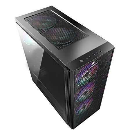  gb-x51 usb 3.0 mesh 6xrgb fanlı kasa (psu yok)