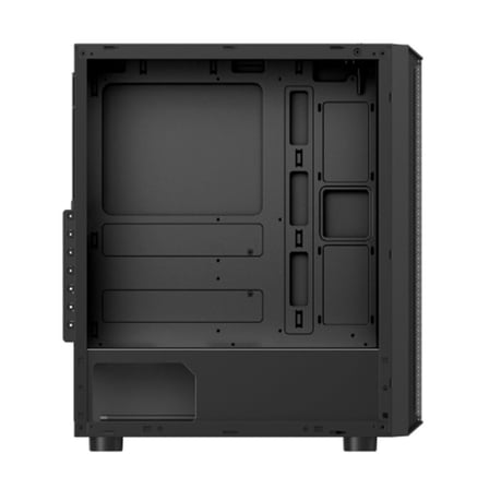 Power Boost JBST-PBH016BB Bilgisayar Kasası Siyah Powersız Midi Tower ATX Kasa 4x ARGB Fan