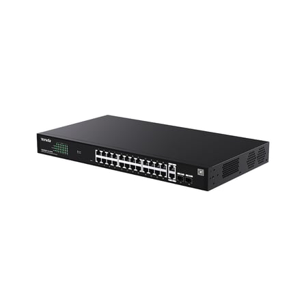 Tenda TEG2226P-24-410W 26 Port Cloud Managed PoE Switch 370W Metal Gövde