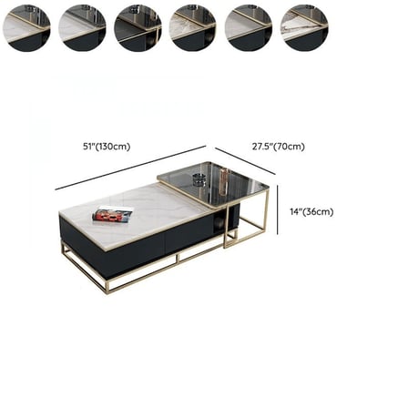 SHP65089 Modern MDF Dikdörtgen Sehpa