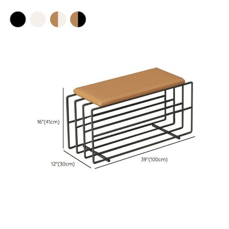 AYK05777 Modern Metal Sandıklı Bench Ayakkabılık