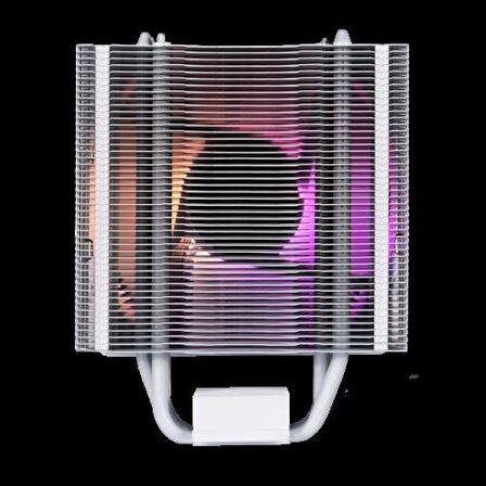 GAMDIAS BOREAS E1-410 WH, White Edition,  120mm, CPU Kule Tipi Hava Soğutma (AMD AM4-AM5 ve INTEL Tüm işlemciler ile uyumlu)