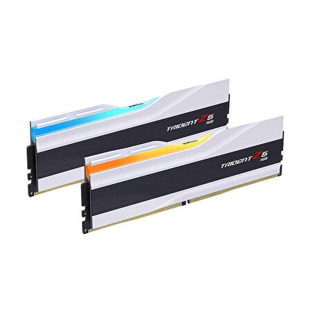  Trident Z5 RGB Beyaz DDR5-6000Mhz CL30 64GB (2x32GB) DUAL (30-40-40-96) 1.4V