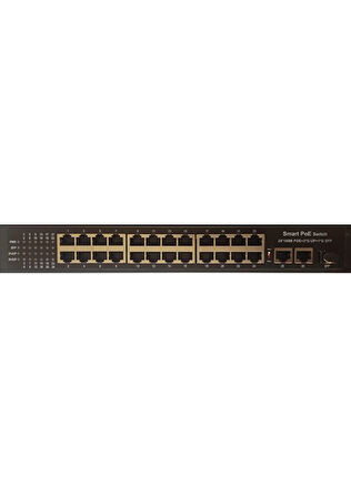  ODS-24P2U1S-300 24 PORT 10/100 24 PORT POE 2XGE UPLINK + 1 SFP 300W YONETILEMEZ SWITCH