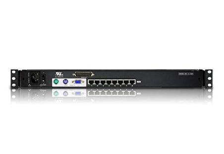 KL1508AMT 8-Port Cat 5 High-Density Dual Rail LCD KVM Switch
