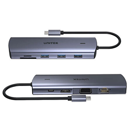 UNITEK USB-C 9in1 UNIVERSAL DOCKING STATION (D1113A)