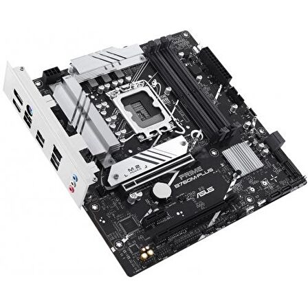 ASUS PRIME B760M-PLUS, 4xDDR5, 2x M.2, HDMI, DP, Type-C, 12-13-14.Nesil, LGA1700 Soket, Anakart