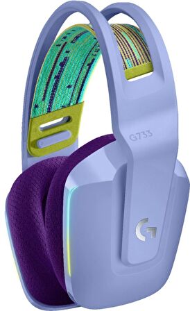  G G733 LIGHTSPEED KABLOSUZ RGB OYUNCU KULAKLIĞI LİLA 981-000890